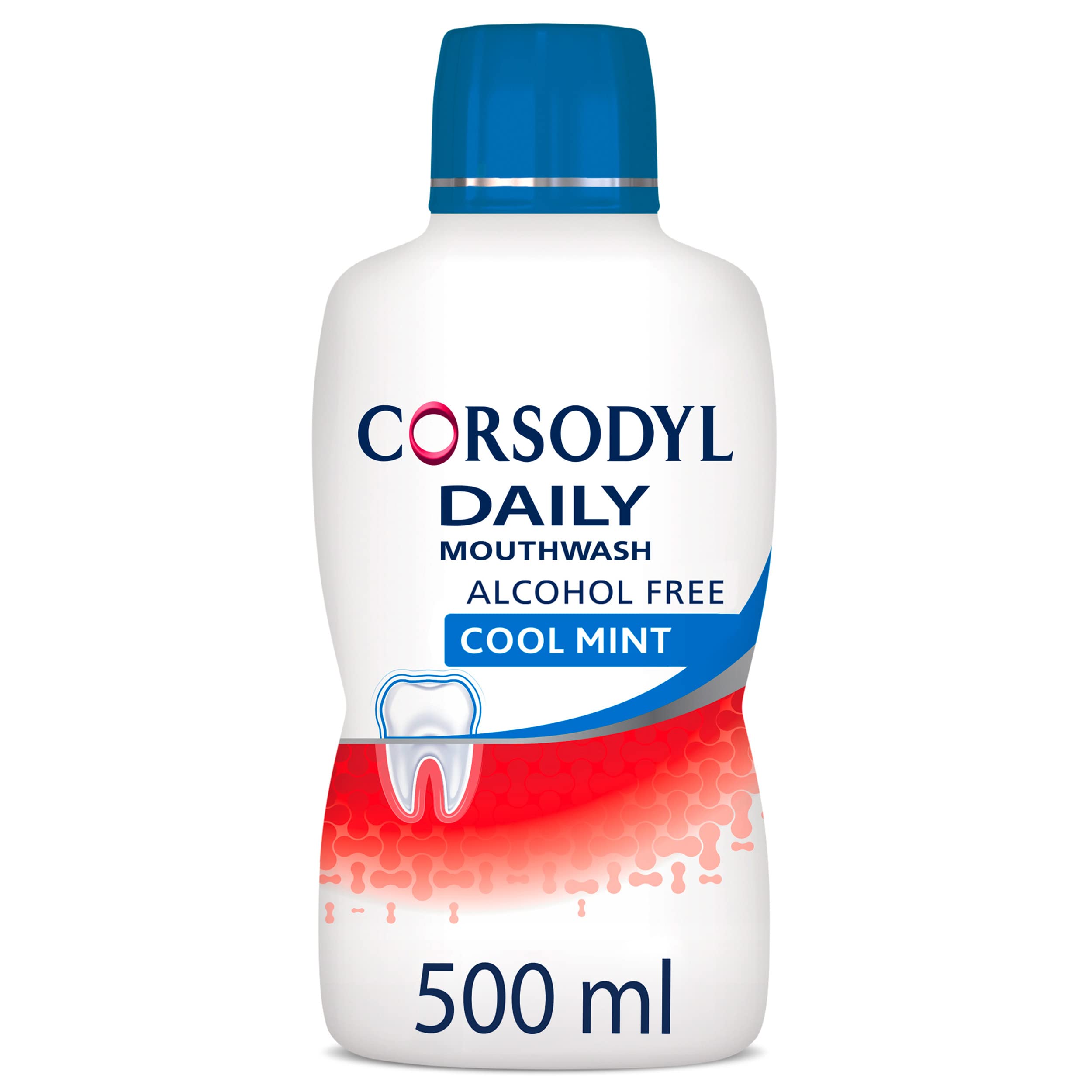 Corsodyl Daily Gum Care Mouthwash Alcohol Free Cool Mint